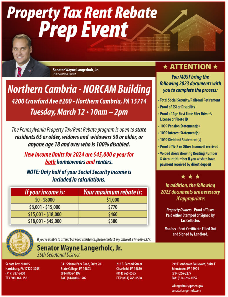 Events Senator Langerholc